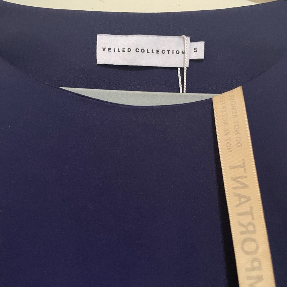 Vailed collection Navy Blue Long Sleeve pants set - Picture 3 of 5